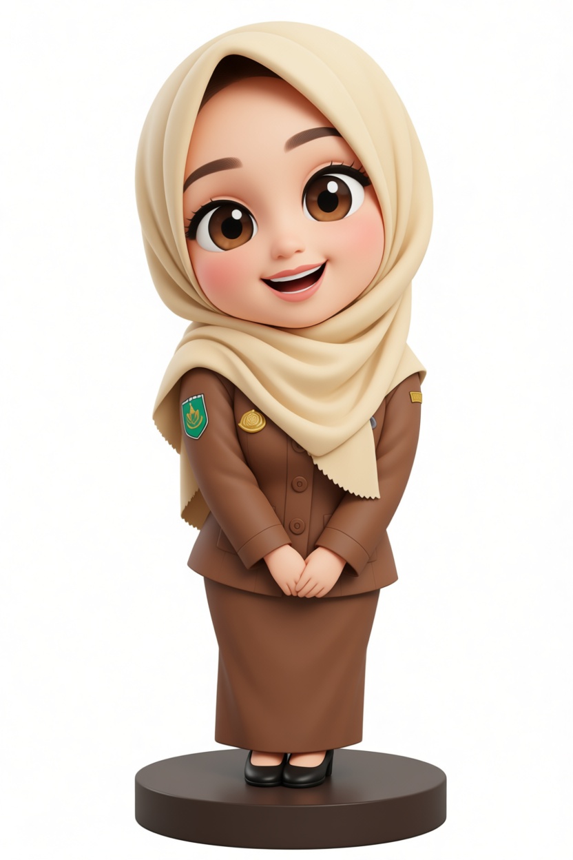 Muslim Woman Figurine free 3D printable STL