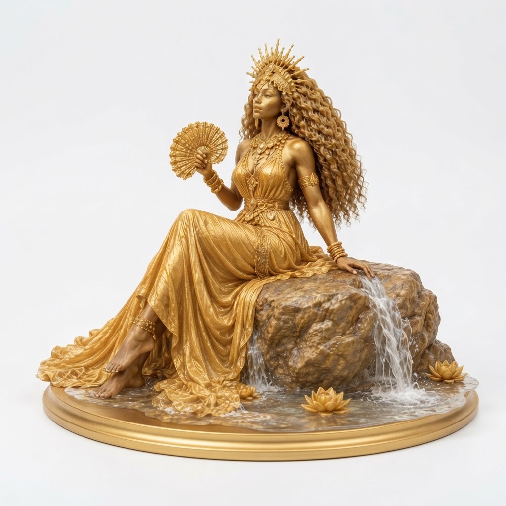 Golden Goddess Figurine free 3D printable STL