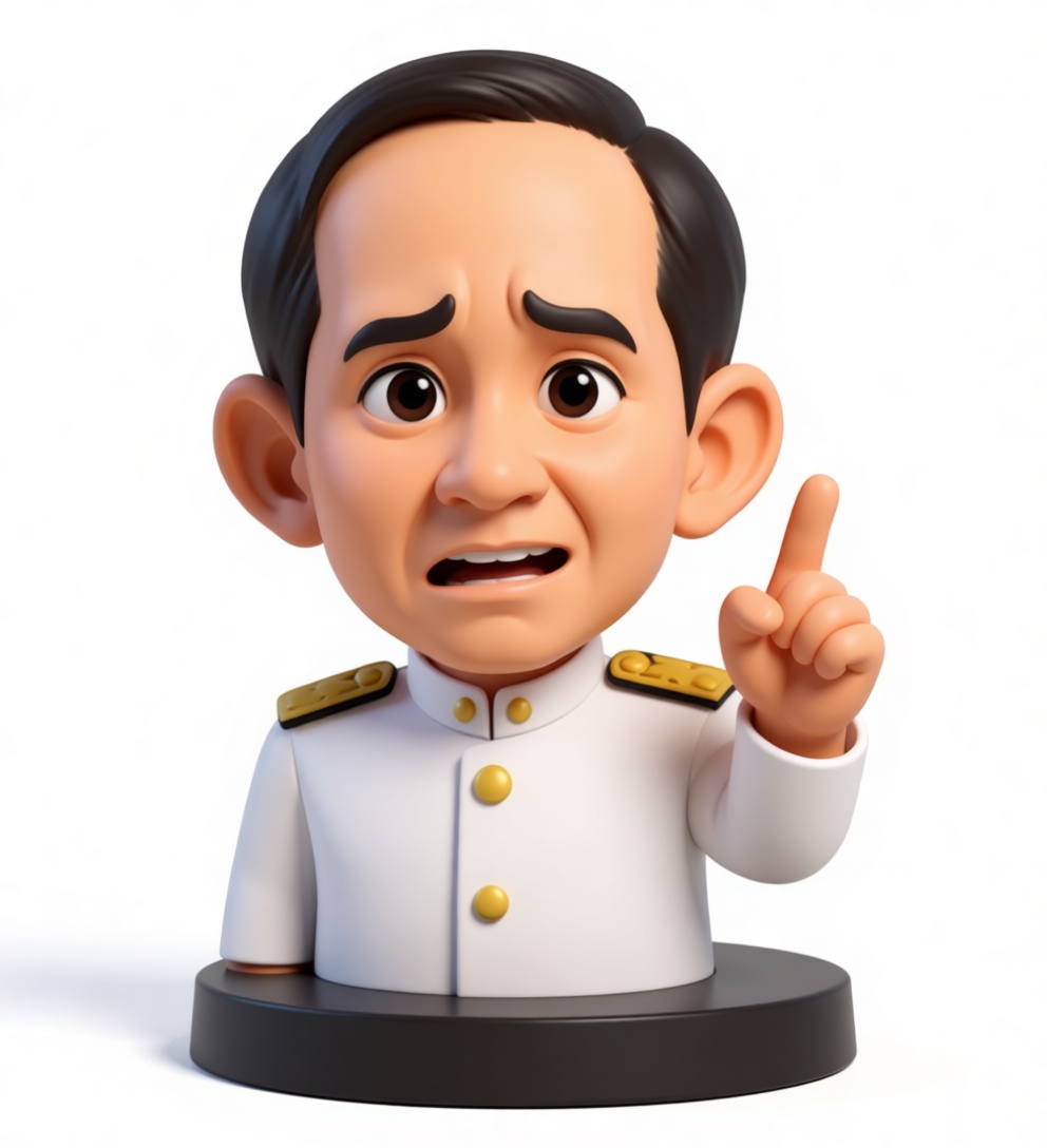 Thai Naval Officer Bust free 3D printable STL