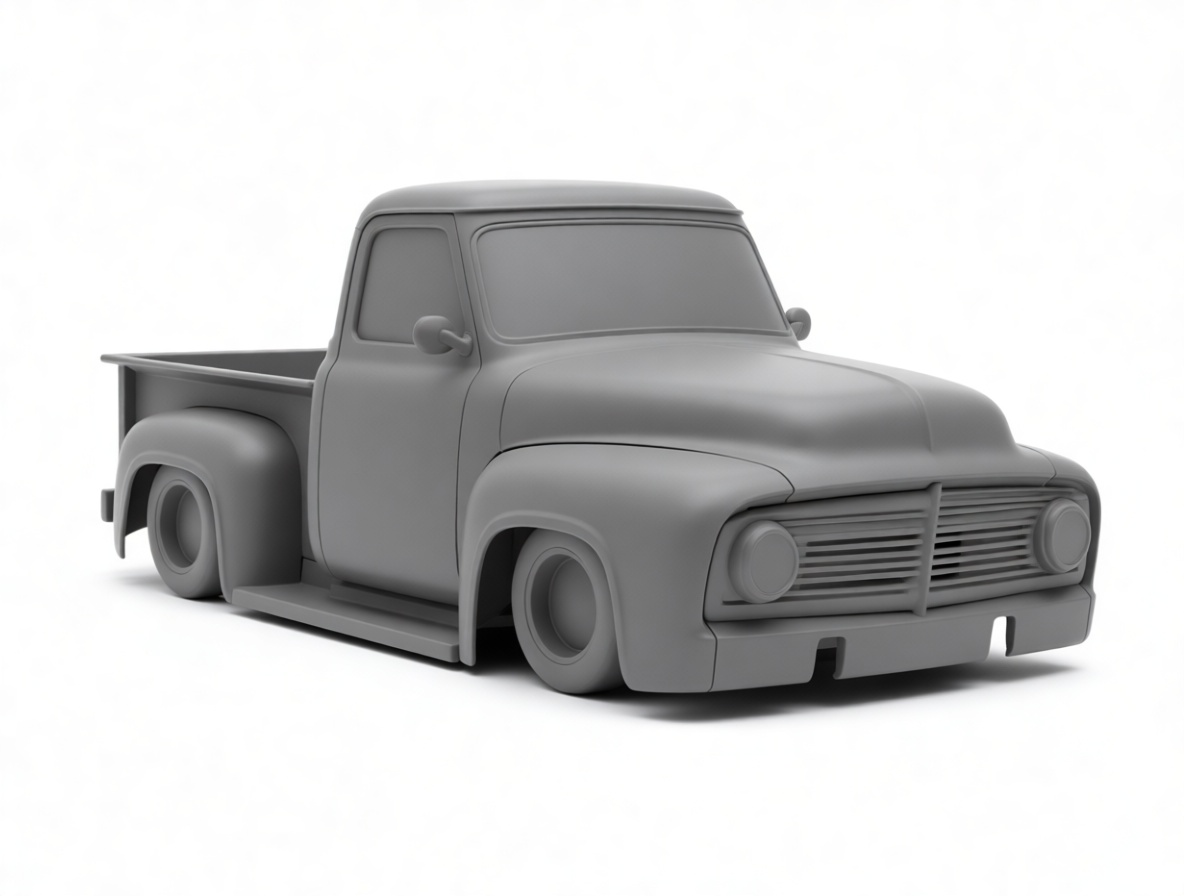 1956 Ford F-100 Pickup Model free 3D printable STL