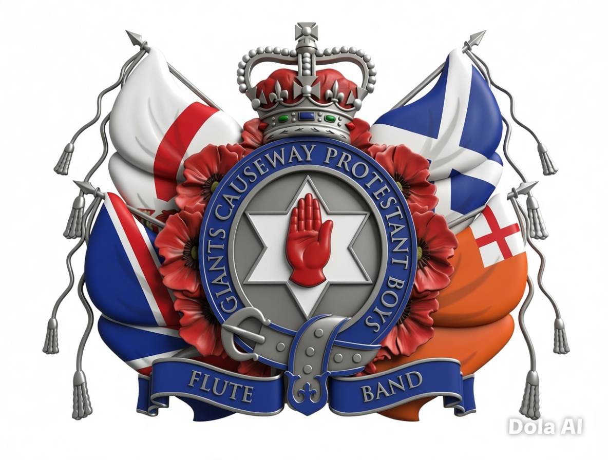 Giants Causeway Band Emblem free 3D printable STL