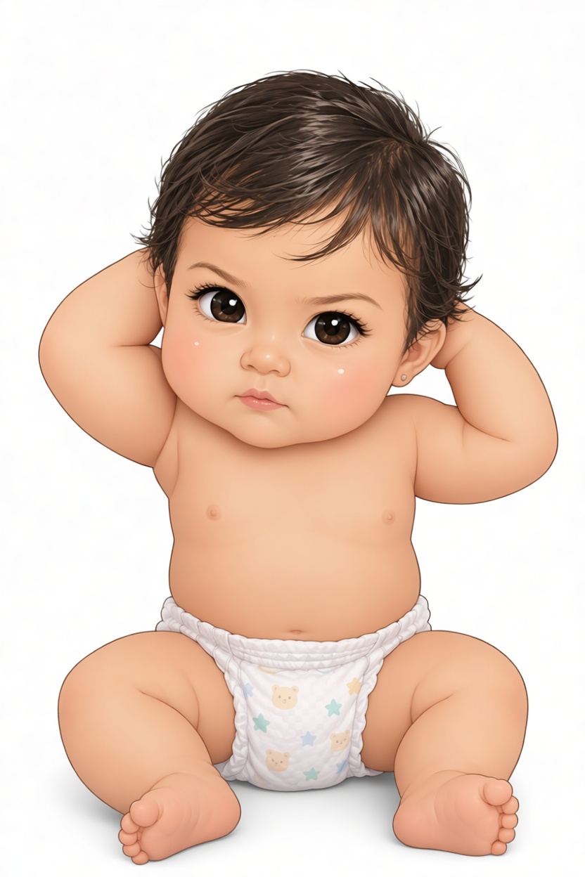 Baby Figurine free 3D printable STL