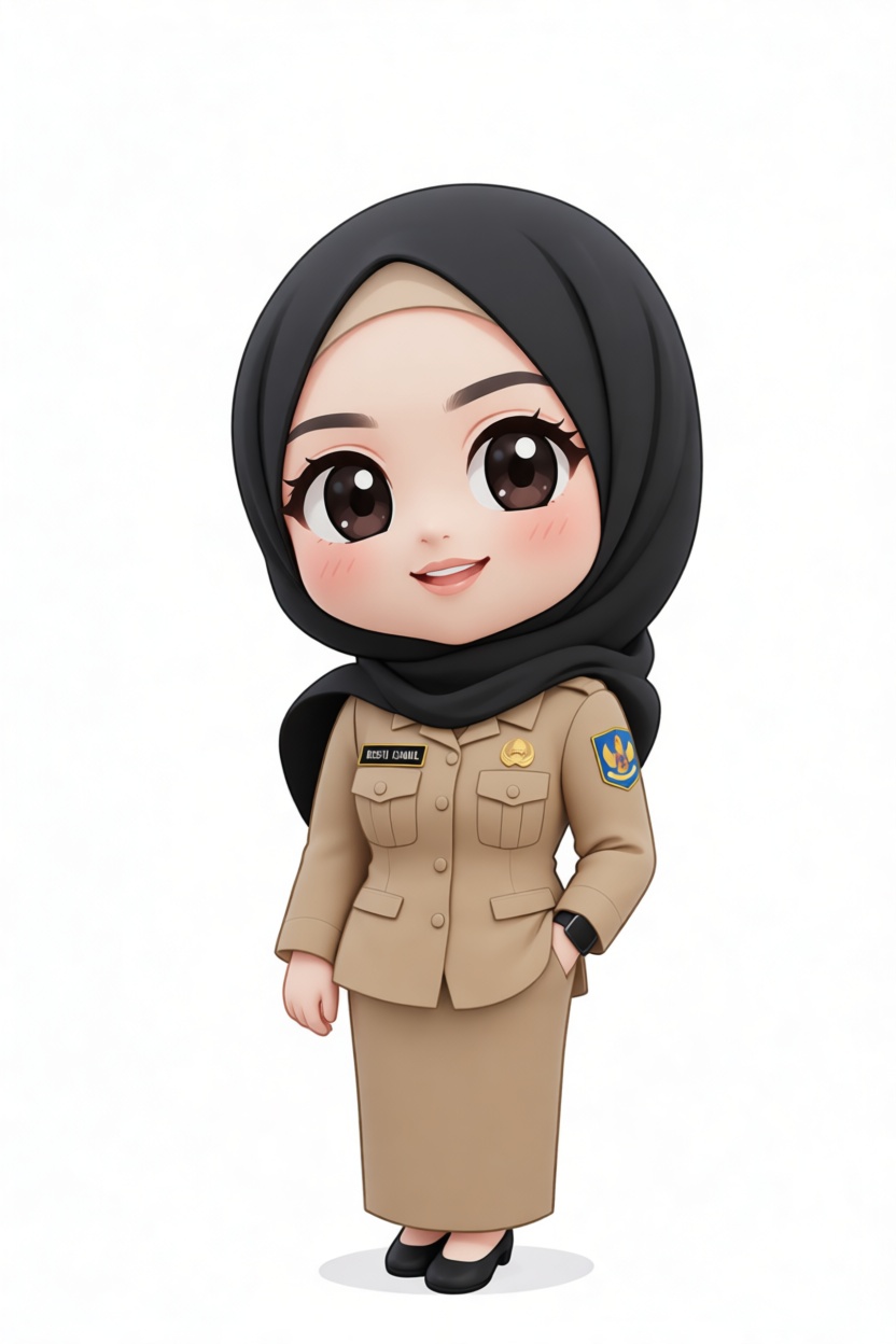 Indonesian Civil Servant Figurine free 3D printable STL