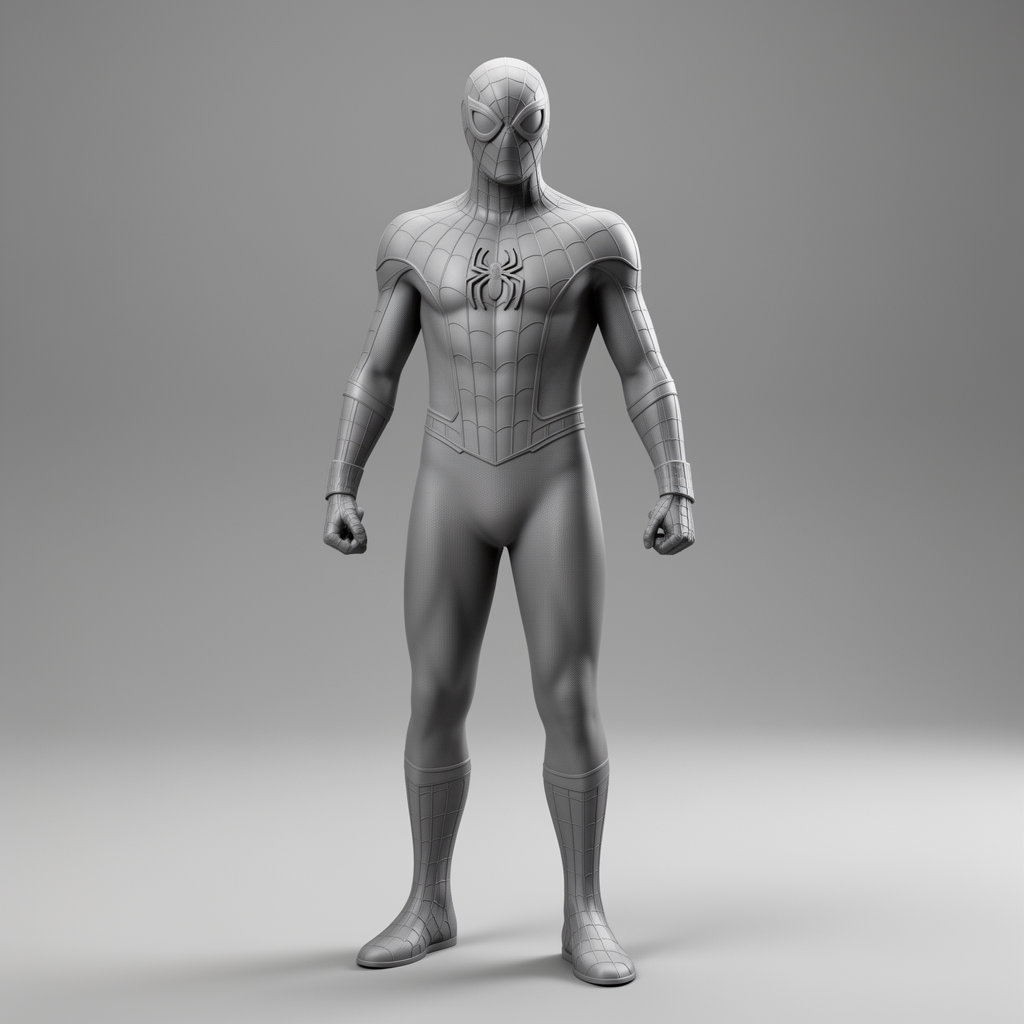 Spider-Man Suit Model free 3D printable STL