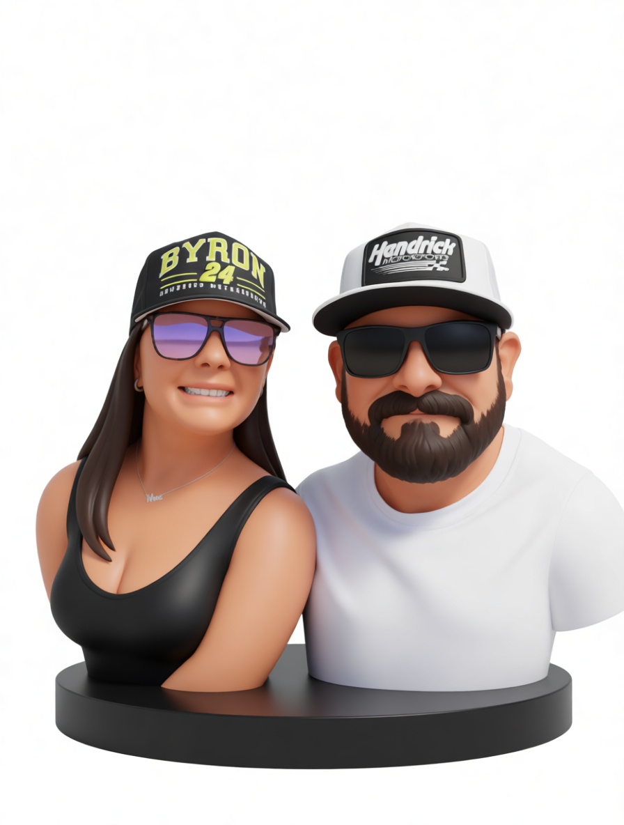 Couple Bust Figurines free 3D printable STL