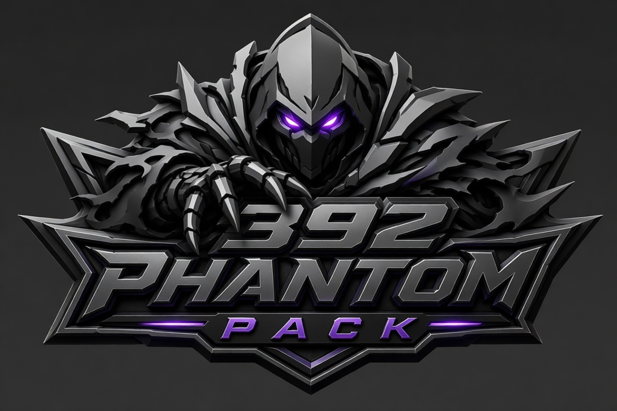 Phantom Logo Sculpture free 3D printable STL