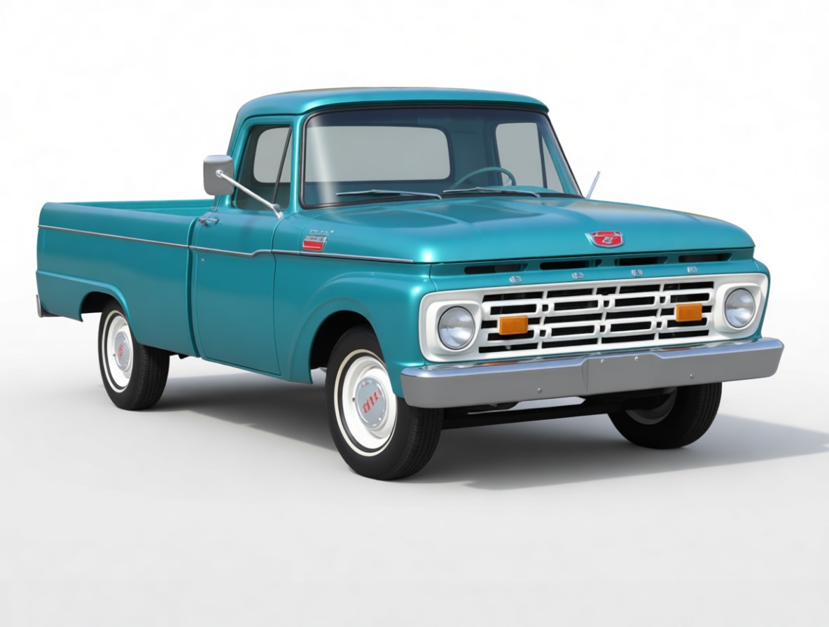 1964 Ford F-100 Pickup free 3D printable STL