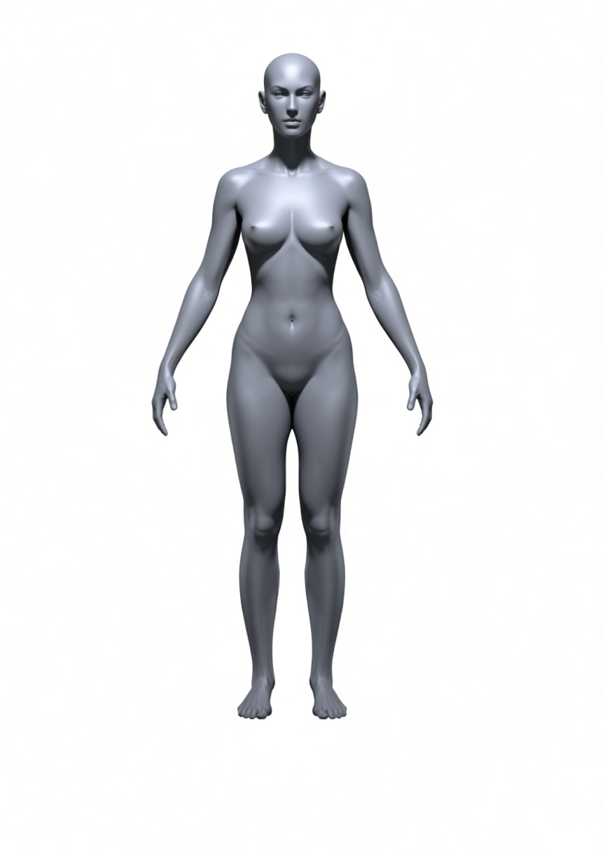 Female Anatomy Model free 3D printable STL