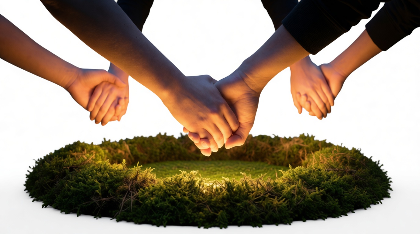 Holding Hands Sculpture free 3D printable STL