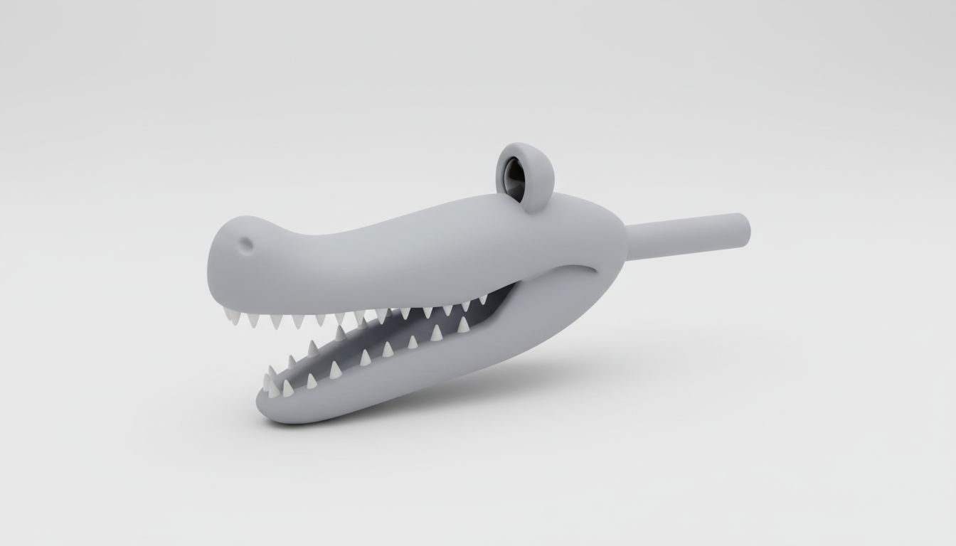 Crocodile Toy Head free 3D printable STL