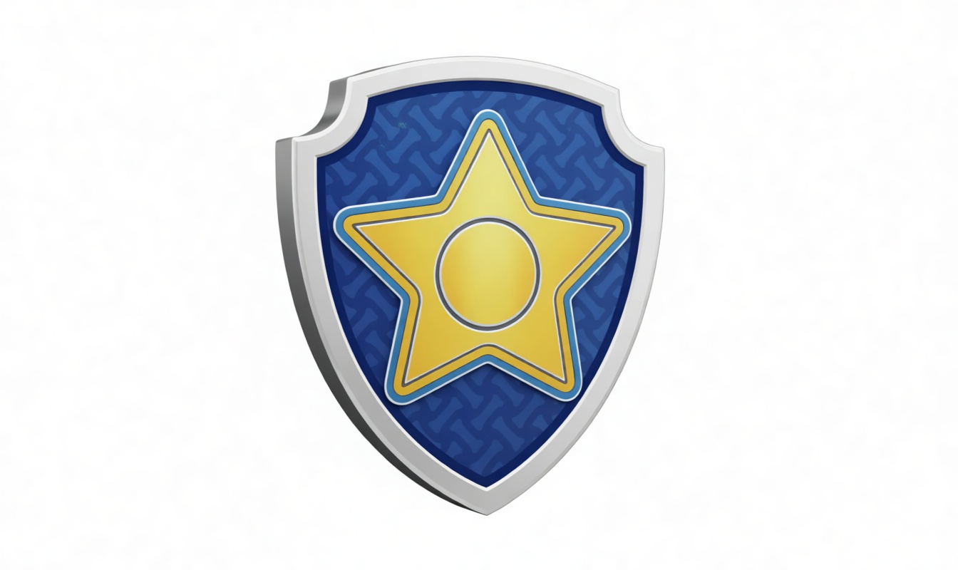 Paw Patrol Badge Model free 3D printable STL