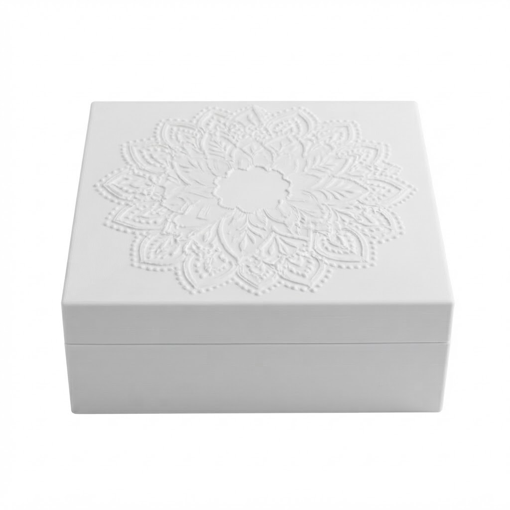 Mandala Jewelry Box free 3D printable STL