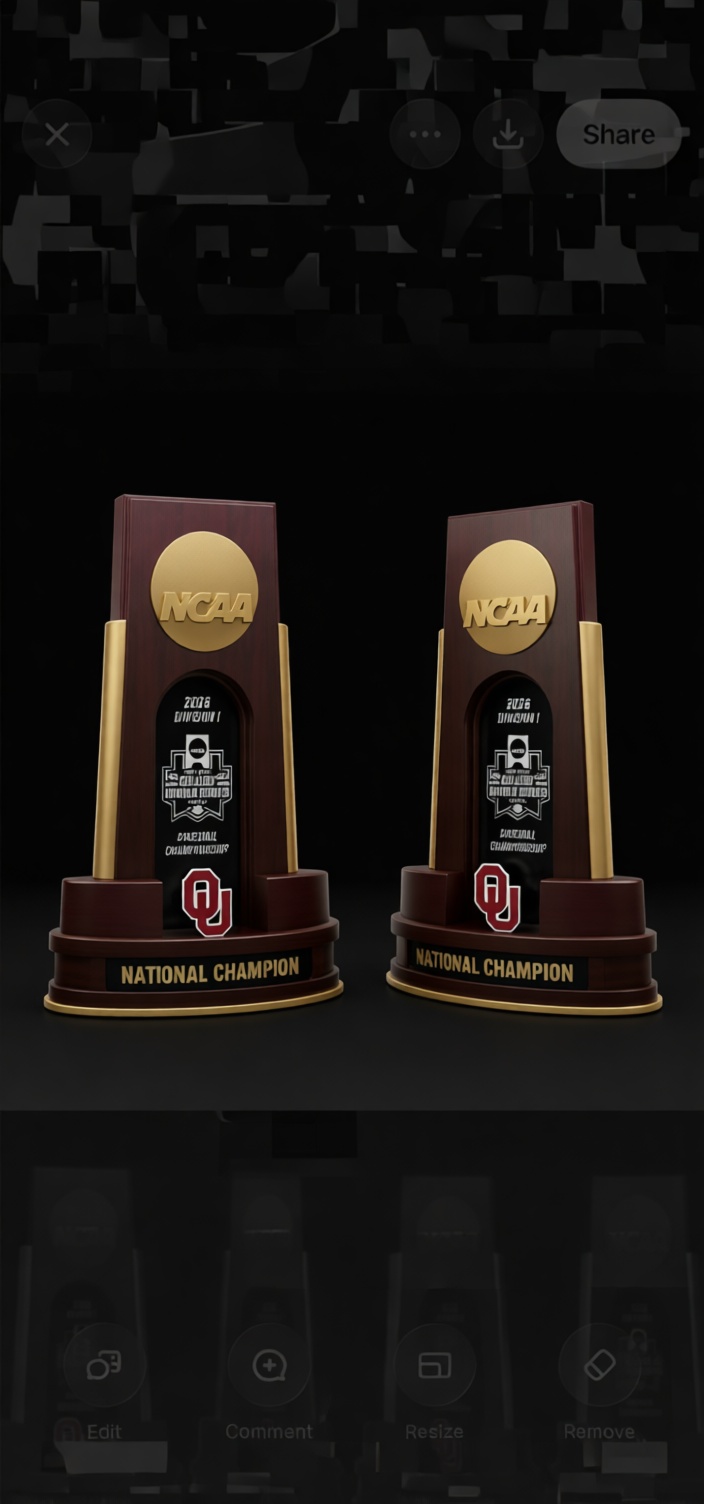 NCAA Basketball Trophy free 3D printable STL