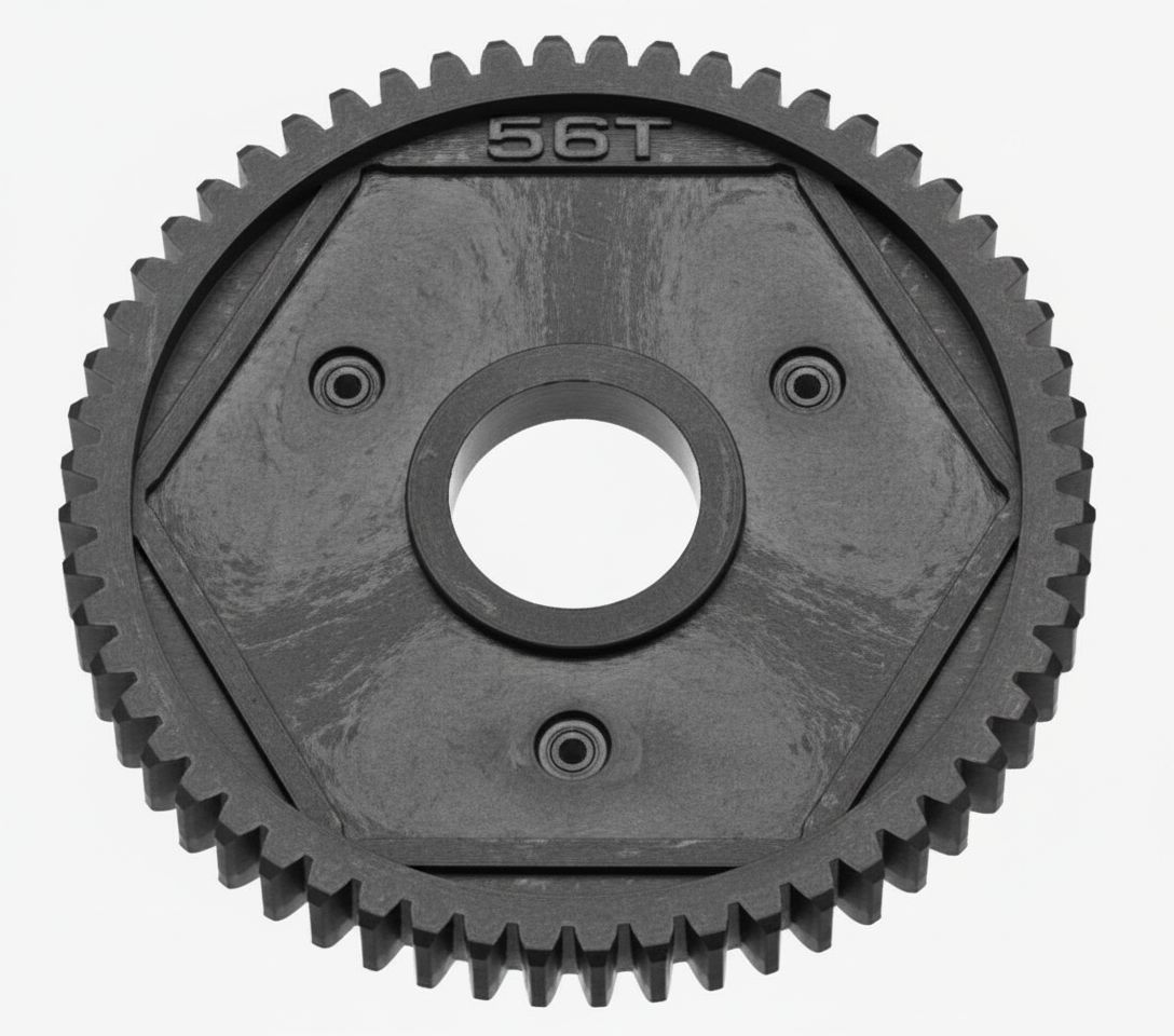 56T Spur Gear Model free 3D printable STL