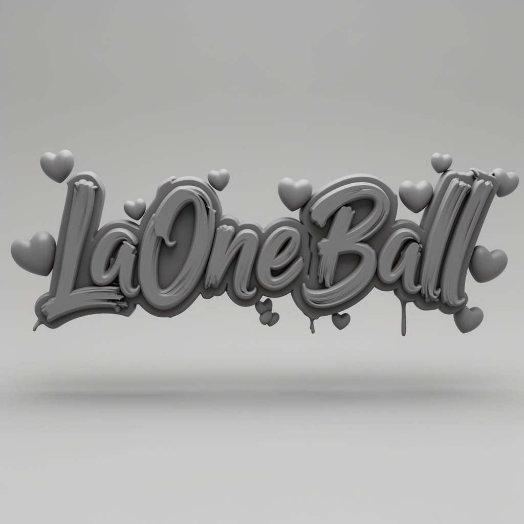 LaOne Ball Sign Sculpture free 3D printable STL