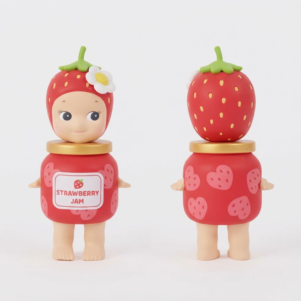 Strawberry Jam Figurine free 3D printable STL