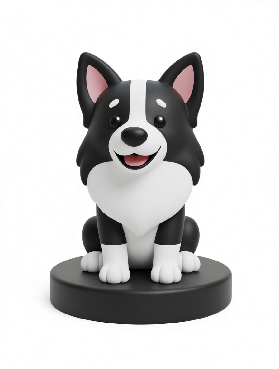 Cardigan Welsh Corgi Figurine free 3D printable STL
