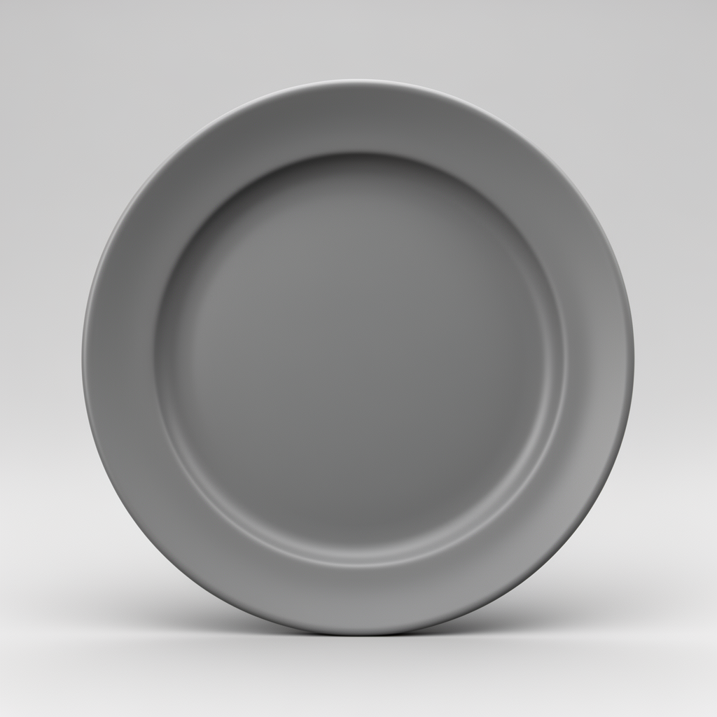 White China Plate free 3D printable STL