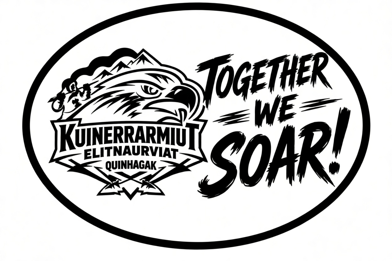 Kuinerarmiut Eagle Logo free 3D printable STL