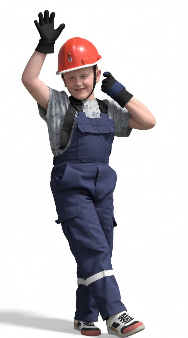 Boy Worker Figurine free 3D printable STL