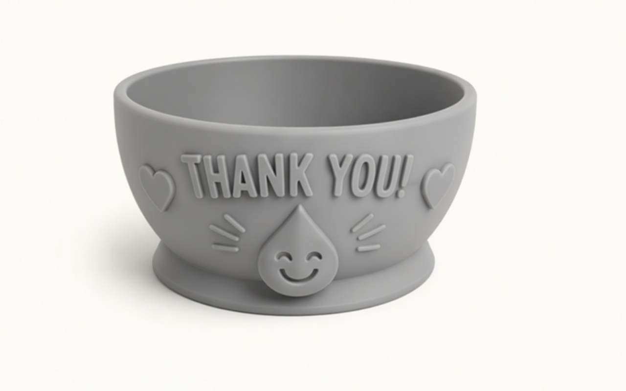 Thank You Bowl free 3D printable STL