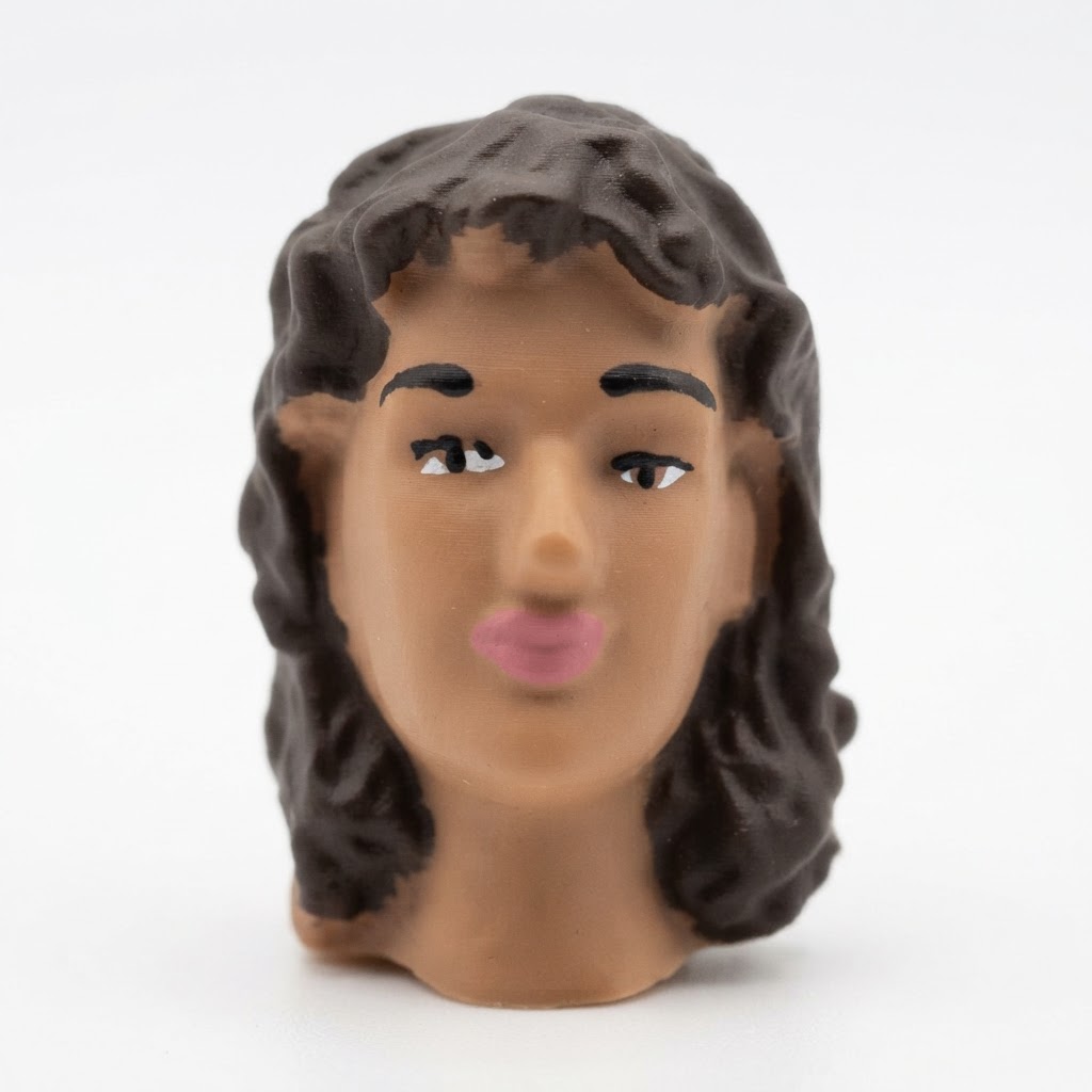 Woman Head Bust free 3D printable STL