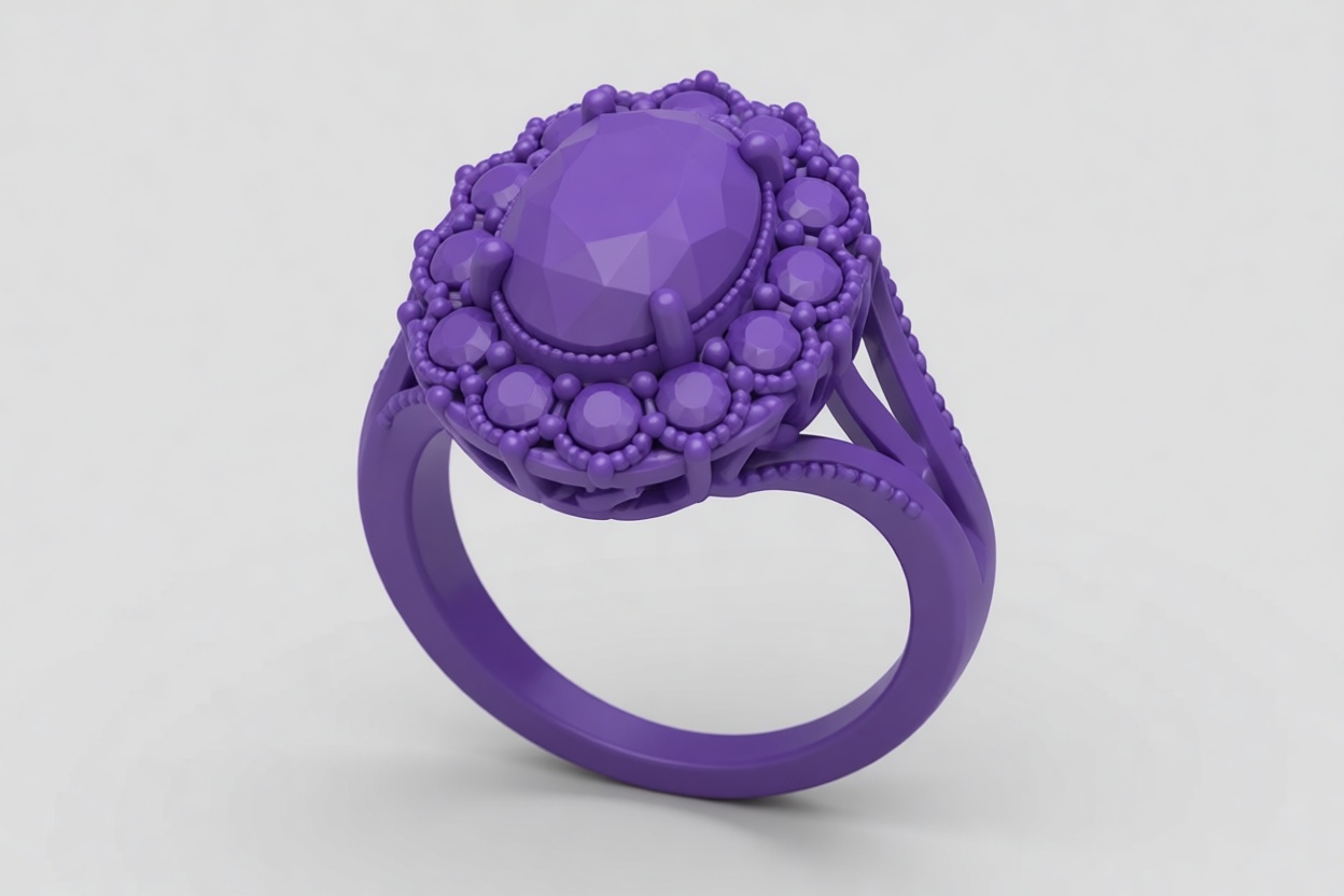 Victorian Style Ring free 3D printable STL