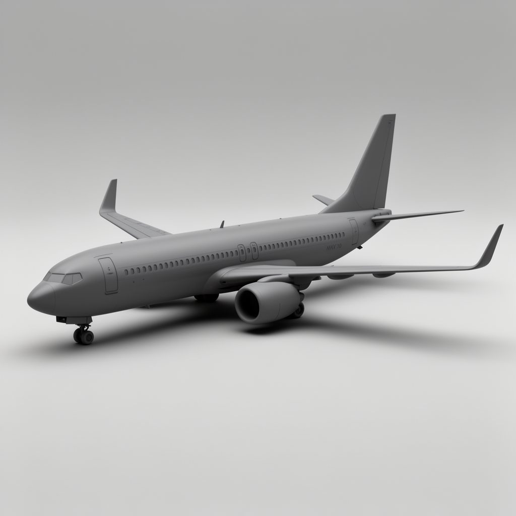 Boeing 737 MAX 10 Model free 3D printable STL