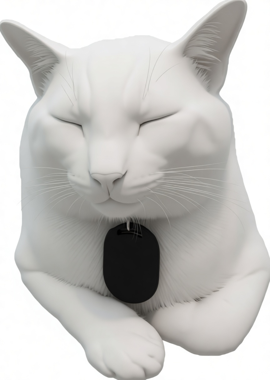 Sleeping Cat Figurine free 3D printable STL