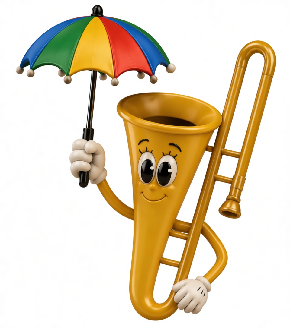 Trombone Character Figurine free 3D printable STL