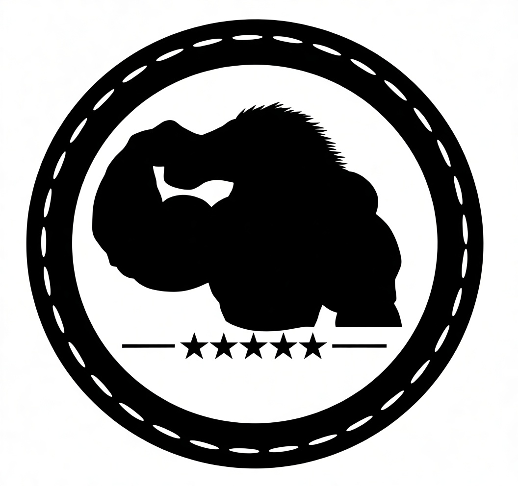Bodybuilder Muscle Silhouette free 3D printable STL