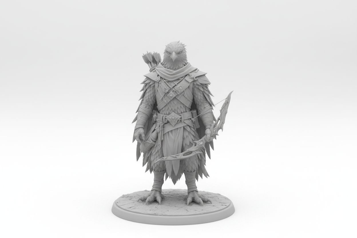 Eagle Warrior Figure free 3D printable STL