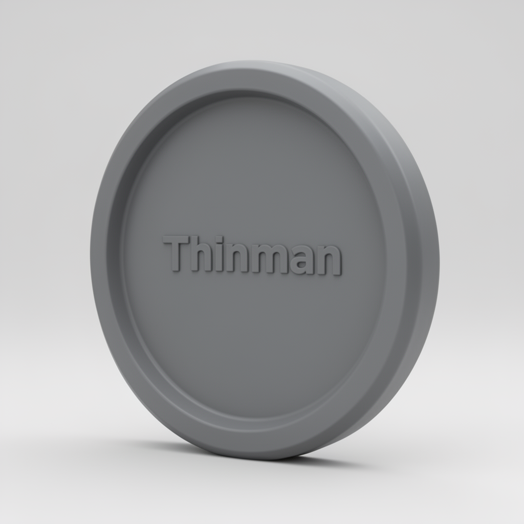 Thinman Round Fitness Disc free 3D printable STL