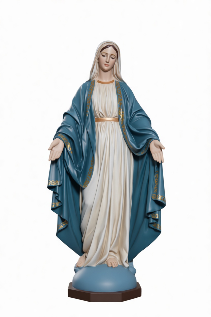 Virgin Mary Statue free 3D printable STL