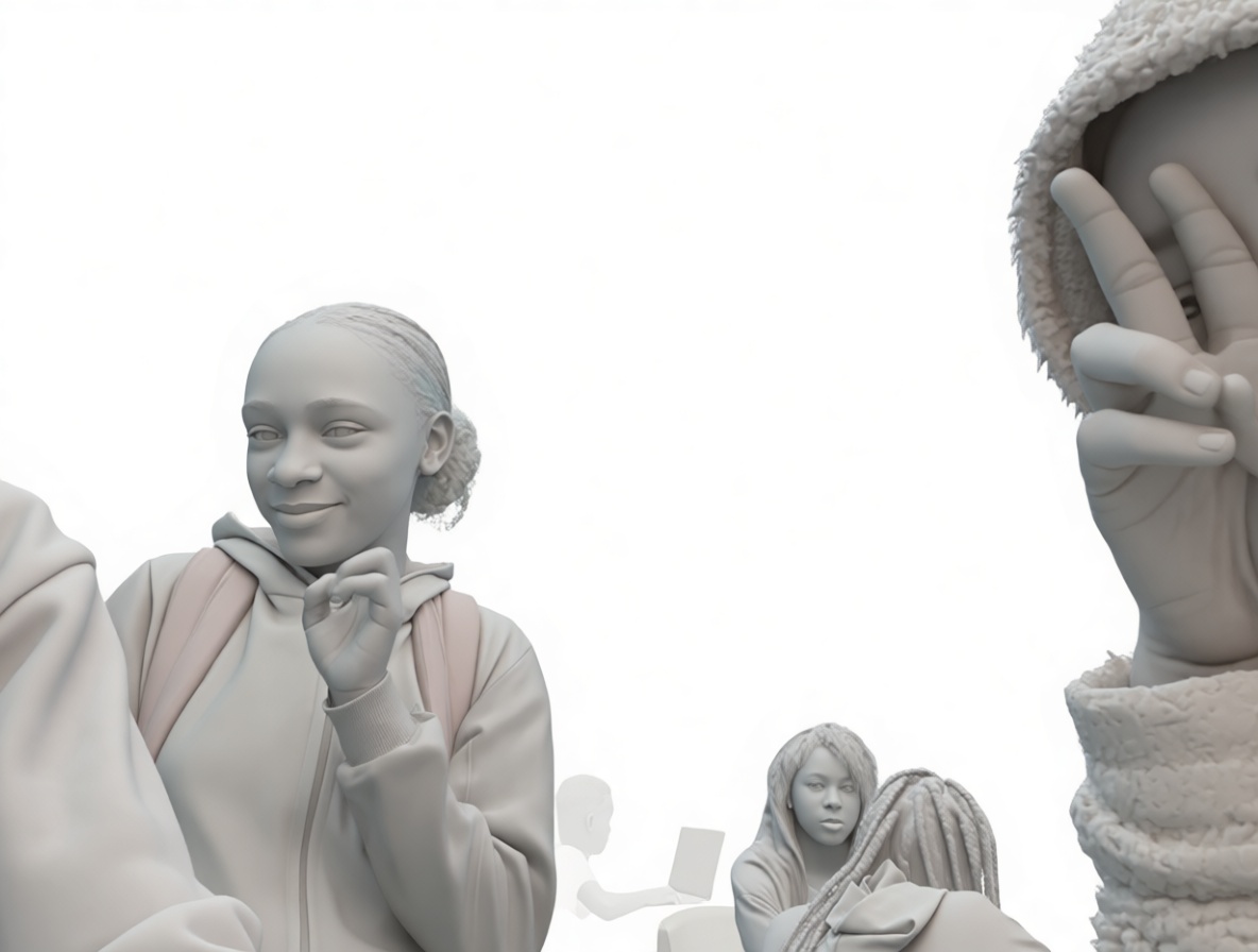 Teen Girl 3D Figurine free 3D printable STL