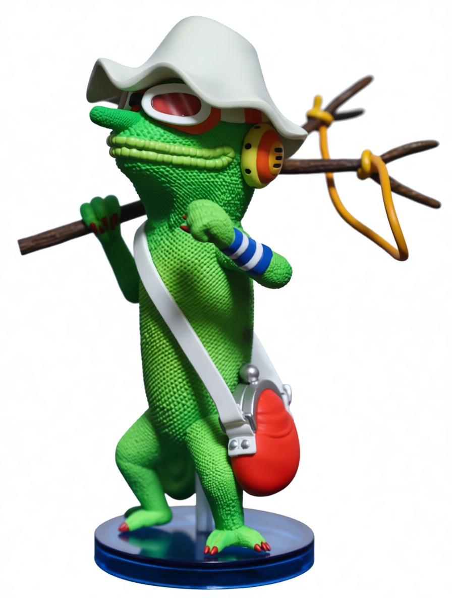 Gecko Scout Figurine free 3D printable STL
