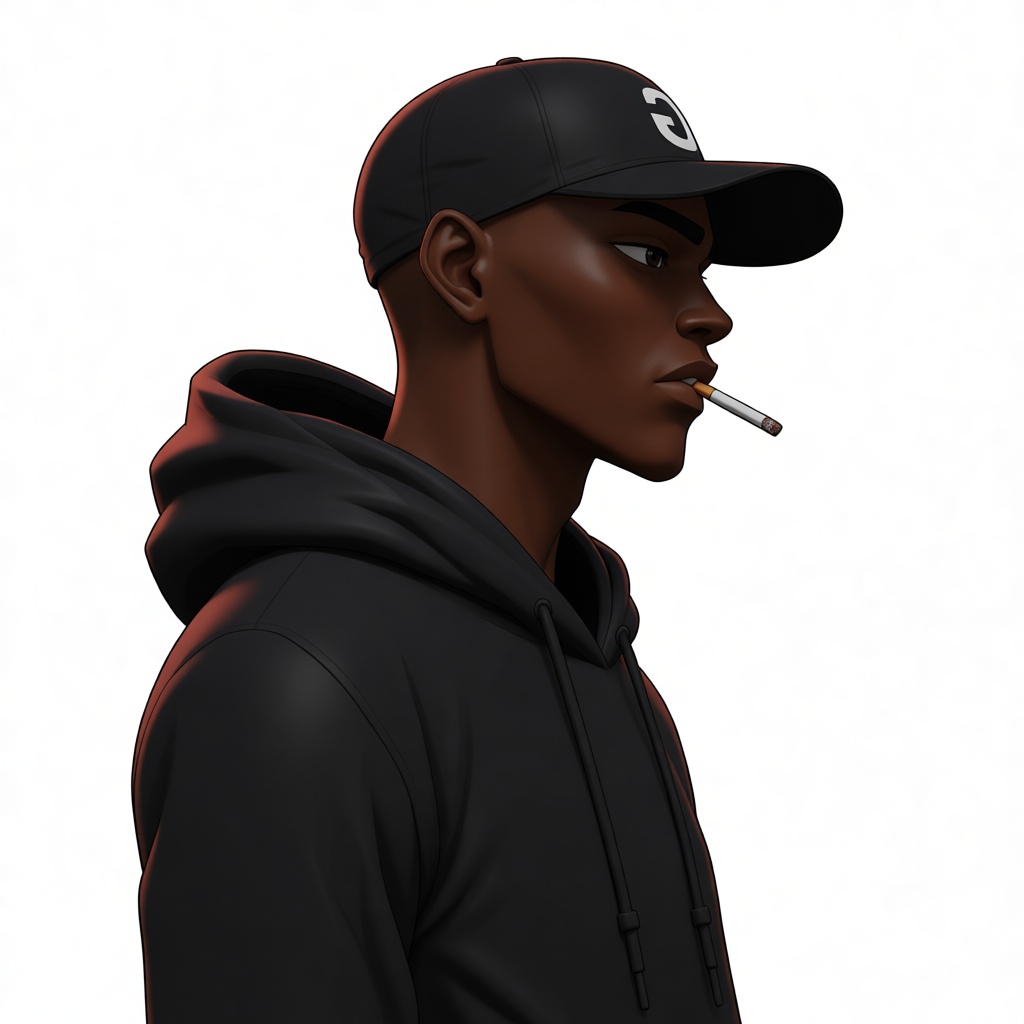 Young Black Man Bust free 3D printable STL
