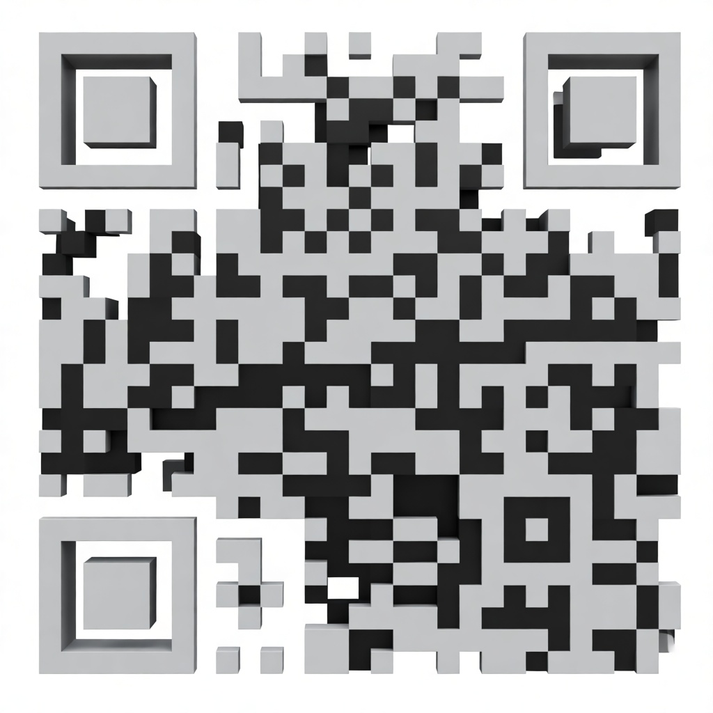 3D QR Code Model free 3D printable STL