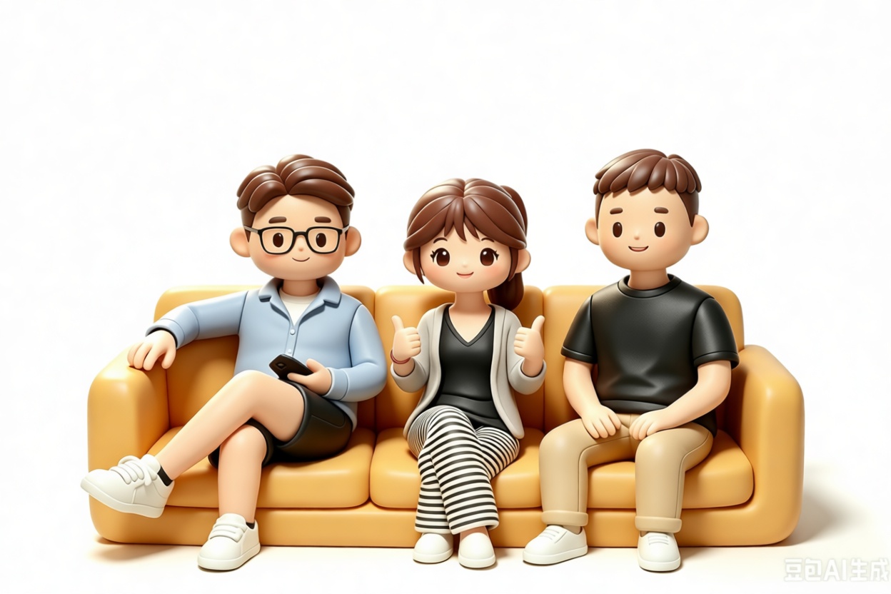 Casual Group Figurines free 3D printable STL