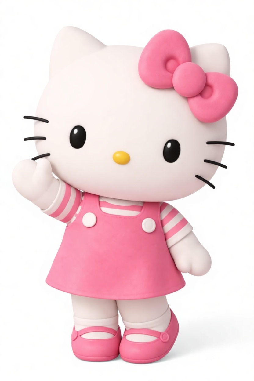 Hello Kitty Figurine free 3D printable STL