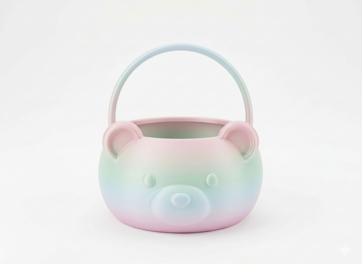 Bear Basket Figure free 3D printable STL