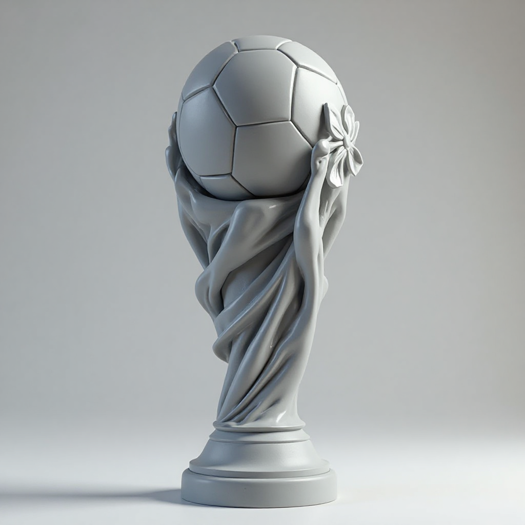World Cup Trophy Model free 3D printable STL