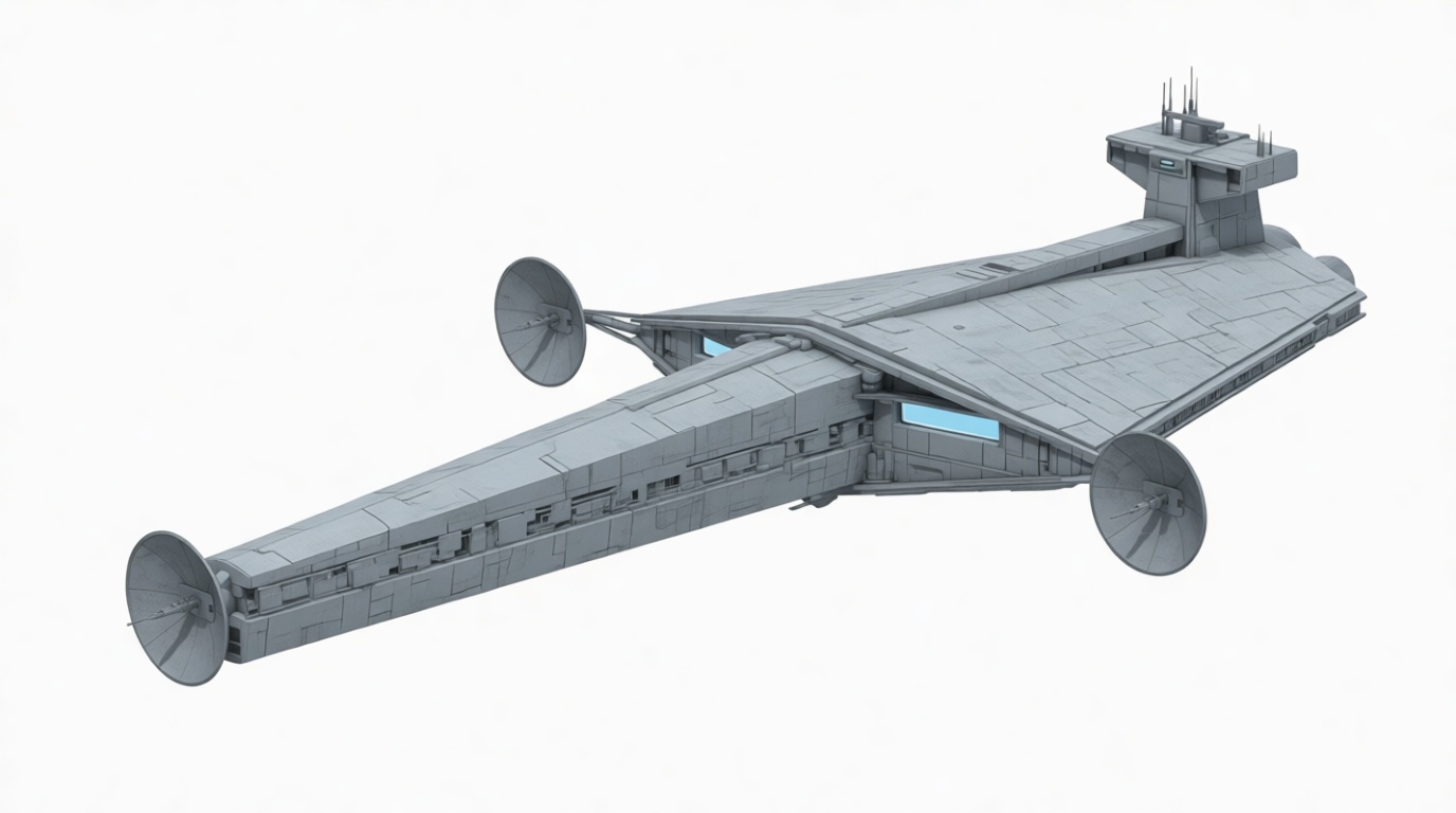 Naboo Royal Yacht Model free 3D printable STL