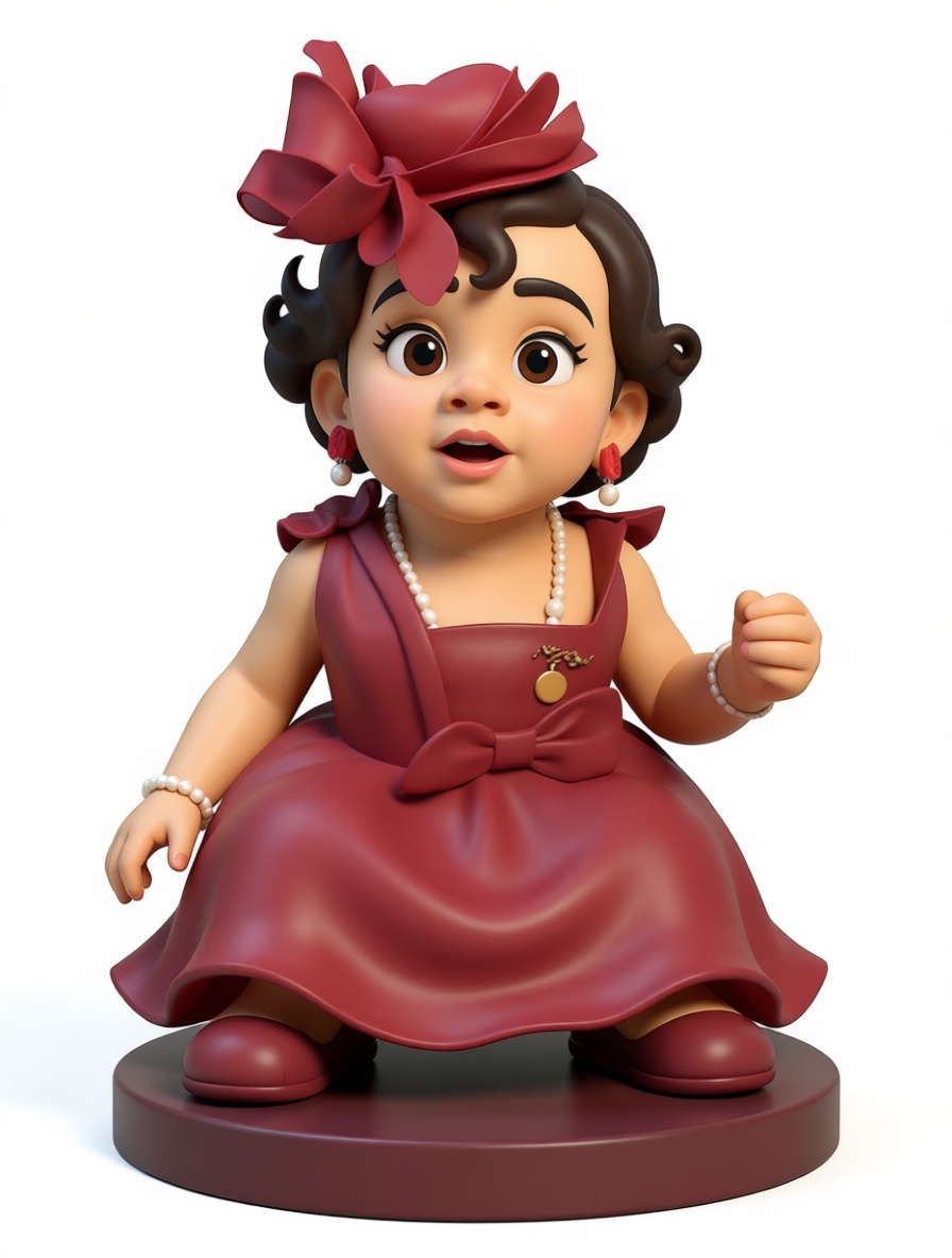 Toddler Girl Figurine free 3D printable STL