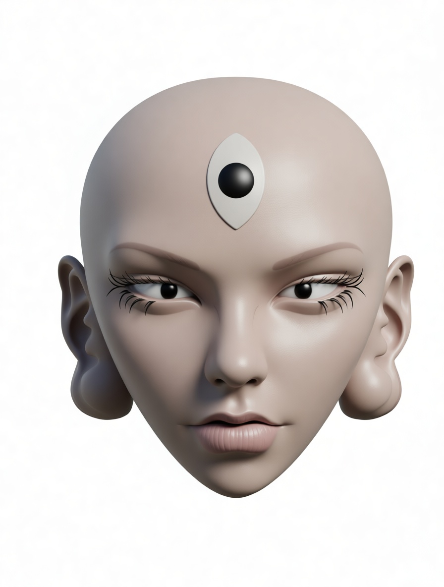 Third Eye Female Bust - Free 3D Printable STL File