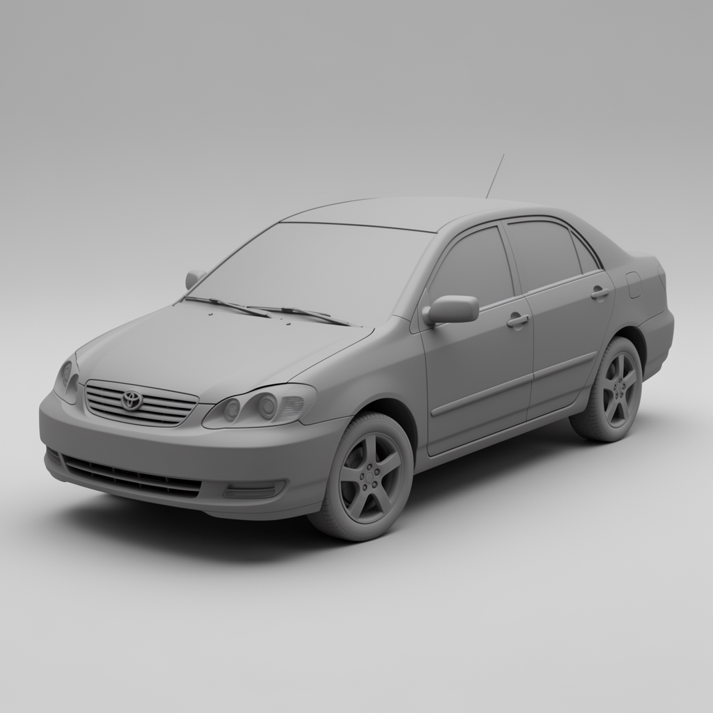 2006 Toyota Corolla Model free 3D printable STL
