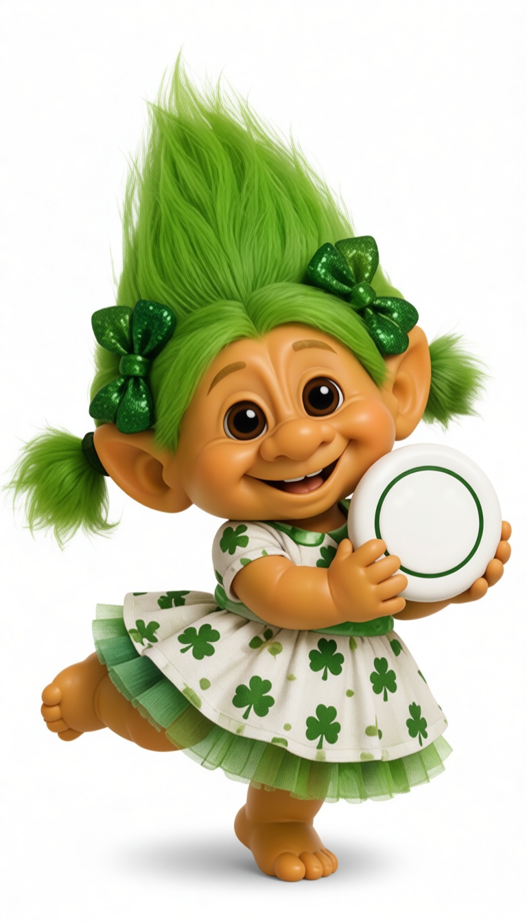 St. Patrick's Troll Figurine free 3D printable STL