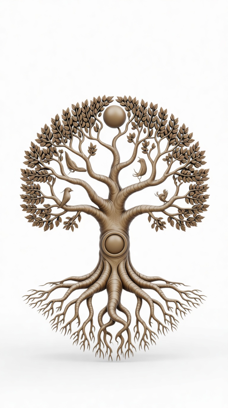 Tree of Life Sculpture free 3D printable STL