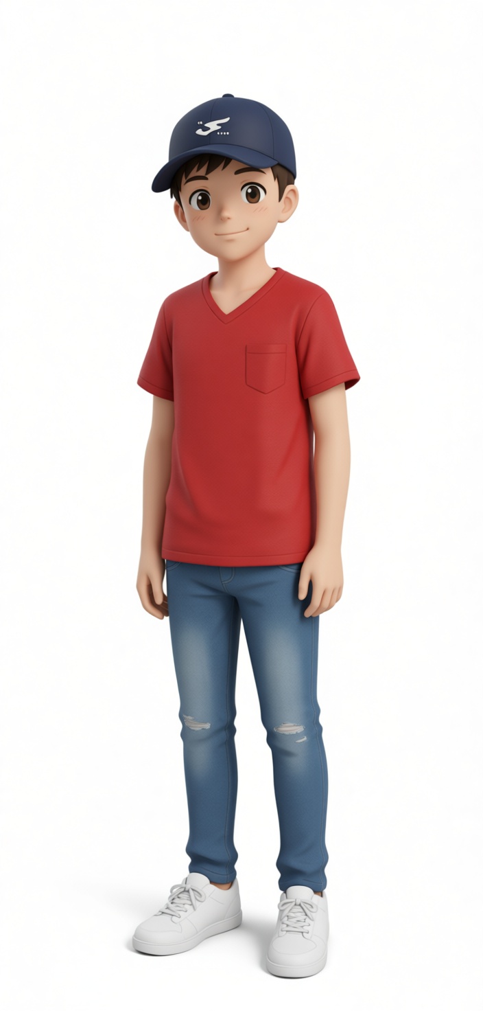Animated Boy Figurine free 3D printable STL