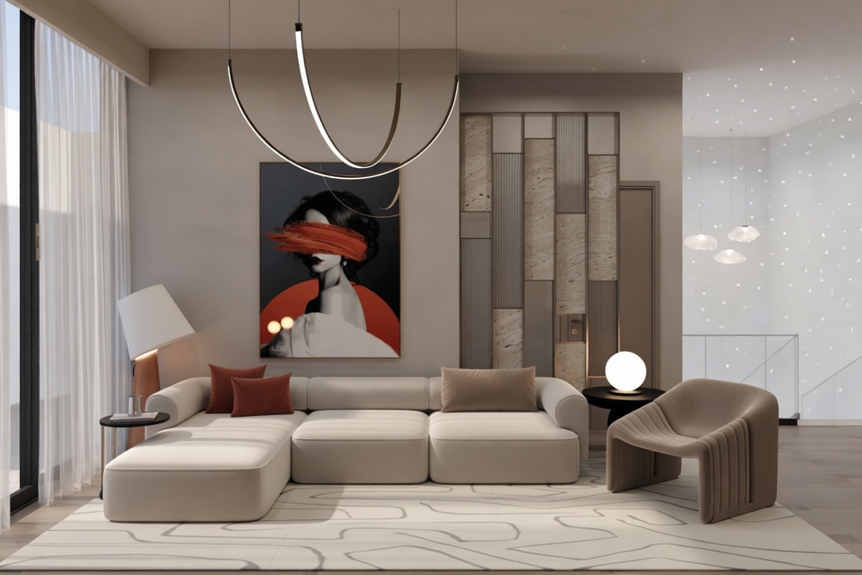 Modern Sectional Sofa free 3D printable STL